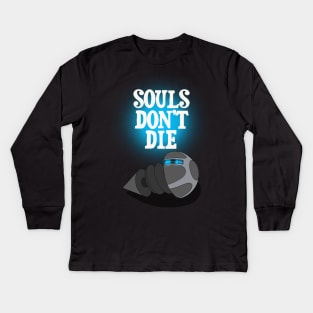 The Iron Giant - Souls Don't Die Kids Long Sleeve T-Shirt